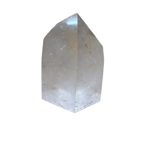 Ponta de Cristal Pedra Quartzo Polida Cristal Gerador 769gramas