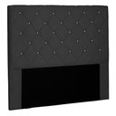 Ver imagem 1 de Cabeceira Decorativa King Size 1,95M Tàzio Suede Preto - Gran Belo