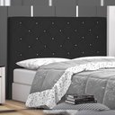Ver imagem 5 de Cabeceira Decorativa King Size 1,95M Tàzio Suede Preto - Gran Belo