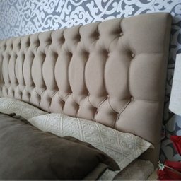 Cabeceira Cama King Paris Premium Linho Bege 195 x 120 - 3