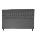 Ver imagem 2 de Cabeceira Cama King Paris Premium Linho Cinza 195 x 120