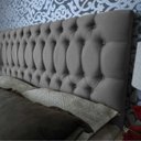Ver imagem 3 de Cabeceira Cama King Paris Premium Linho Cinza 195 x 120
