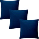 Ver imagem 2 de Kit Duas Poltrona Giovana Base Giratória Cromado em Sued Premium:azul Marinho