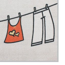 Tapete Laundry Varal 50x70cm - Kapazi - 2