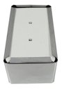 Ver imagem 3 de 20 Un. Porta Guardanapo Aço Inox Bares e Restaurantes Nome do Desenho:deitado;cor:inox