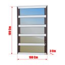 Ver imagem 4 de Basculante Alumínio 100 x 100 Elite V.Refl.Mix Corten Brimak