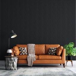 Papel de Parede Adesivo Ripado Madeira | Efeito 3d, Fácil de Aplicar, Elegante - 2