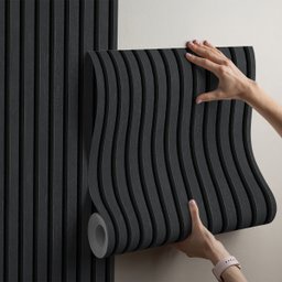 Papel de Parede Adesivo Ripado Madeira | Efeito 3d, Fácil de Aplicar, Elegante - 1
