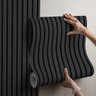 Papel de Parede Adesivo Ripado Madeira | Efeito 3d, Fácil de Aplicar, Elegante - 1