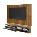 Ver imagem 2 de Painel com Led Ripado Tv até 75 Polegadas Freijó Cinza Urbano Tom Shop Jm