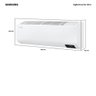 Ar Condicionado Split Hi Wall Inverter Samsung Digital Ultra 18000 Btu/h Frio Ar18cvhzawknaz – 220 V - 3