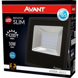 Refletor Led 50w 6500K Bivolt Branco Frio Avant - 2