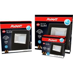Refletor Led 50w 6500K Bivolt Branco Frio Avant - 3