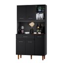 Ver imagem 3 de Armário de Cozinha Compacto 5 Portas e 1 Gaveta Multiuso Organizador