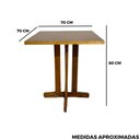 Ver imagem 5 de Mesa Fixa 70x70 de Madeira:mel