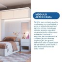 Ver imagem 6 de Armário Aéreo Modulado Casal 2 Portas Infinity Branco/Line/Blush