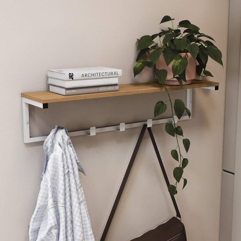 Cabideiro Suspenso 69,5cm em Estilo Industrial Li042 Kappesberg Industrial