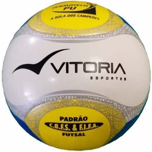 Bola Futsal Vitória Oficial Termotech Pu Kit Com 6 Unidades - 2