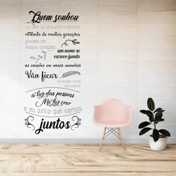 Adesivo de Parede Beto Guedes Arte Destaque 0,40 X 0,76 Metros - 1