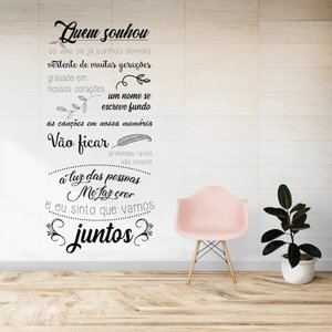 Adesivo de Parede Beto Guedes Arte Destaque 0,40 X 0,76 Metros
