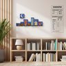 Noite Enluarada - Quadro ou Placa Decorativa com 8 Peças - 2