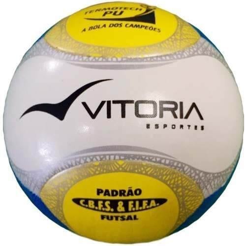 Bola Futsal Vitória Oficial Termotech Pu Kit Com 4 Unidades - 3