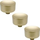 Ver imagem 1 de Kit 3 Puxadores 194 Yuma Dourado Móveis Armários Gavetas
