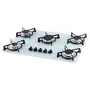 Ver imagem 1 de Cooktop a Gás 5 Bocas Mesa Vidro Fischer 1642