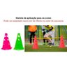 Kit 4 Cones Plástico 50 Cm Treinamento Funcional Furado - 2