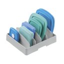 Ver imagem 1 de Future Organizador para Tampas de Potes Cinza Claro 1118CZ