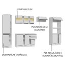 Ver imagem 5 de Armário de Cozinha Completa 100% MDF 300cm Branco Smart Madesa 03