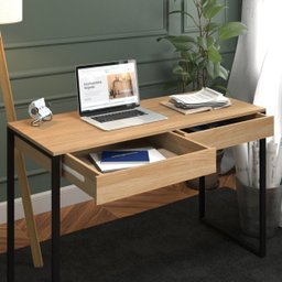 Mesa Escrivaninha Golia Lamina com 2 Gavetas 120x50 - 3 Mesa Escrivaninha Golia Lamina com 2 Gavetas 120x50 - 3