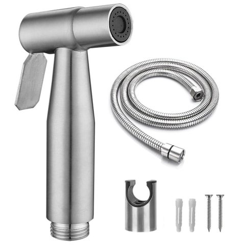 Ducha Higienica Chuveirinho Banheiro Lavabo Box Privada Higiene Limpeza Mangueira Flexivel Suporte R