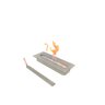 Kit Queimador Lareira Ecológica Inox 45 Cm e Vidros - 8