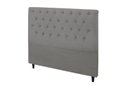 Ver imagem 1 de Cabeceira Embaixatriz Plus Queen 1600mm Veludo Slim Chumbo - Simbal