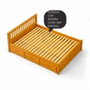 Ver imagem 5 de Cama Queen 06 Gavetas Madeira Maciça - Mel
