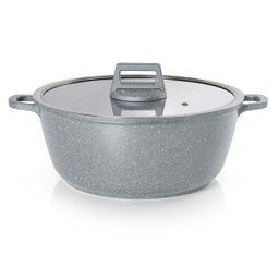 Caçarola 32 Cm Moda do Chef - Graniflon Cinza - 1