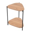 Ver imagem 3 de Mesa Lateral Organica Pe Metal Preto Hanover 28016 Artesano Hanover Preto