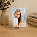Ver imagem 2 de Porta Retrato Vidro Prime Borda Prata para Fotos 10x15 Vertical – Tuut