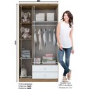 Ver imagem 3 de Guarda-Roupa Infantil Henn 3 Portas Bala de Menta