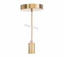 Ver imagem 1 de Pendente Metallum Dourado 1xe27 Canopla e Cabo Dourado - G-light