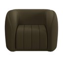 Ver imagem 2 de Poltrona Decorativa Sala de Estar Adam Veludo Marrom G45 - Gran Belo Poltrona Adam