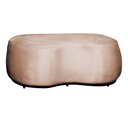 Ver imagem 1 de Puff Decorativo Orgânico 2 Lugares Beatriz Veludo - Estopar Veludo Rosa