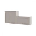Ver imagem 2 de Armário Multiuso Acquaflex 3 Portas Clean Branco Fosco/fendi - Genialflex