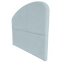 Ver imagem 4 de Cabeceira de Cama Box Estofada 140 Cm Casal Padrão Decoração Serena Organico Curva Boucle