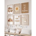 Ver imagem 1 de Kit 6 Quadros Decorativos Infantil Girl Power No1