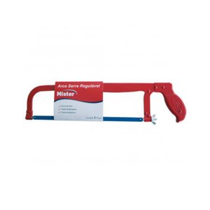 Arco de Serra com 3 Regulagem Multifunção de 25 a 30 Cm Tubo de Aço Mister
