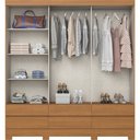 Ver imagem 2 de Guarda Roupa 3 Portas 6 Gavetas com Espelho B386 Henn