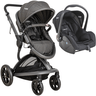 Carrinho de Bebe com Bebe Conforto Kiddo Quantum Melange Preto - 1