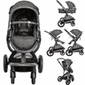 Carrinho de Bebe com Bebe Conforto Kiddo Quantum Melange Preto - 2